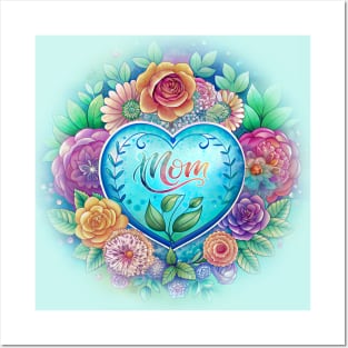 Mother's Day Celebration: A Heartfelt Surprise Filled with Floral Love for Your Mom Posters and Art